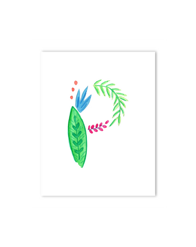 tropical theme nursery decor initials