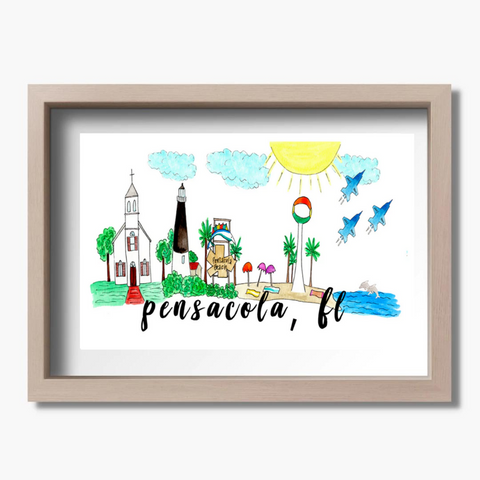 Pensacola, FL Print