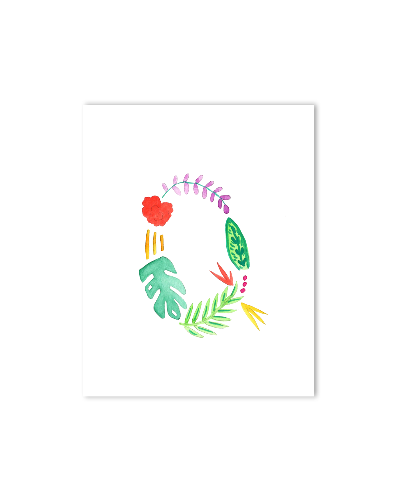 tropical theme nursery decor initials