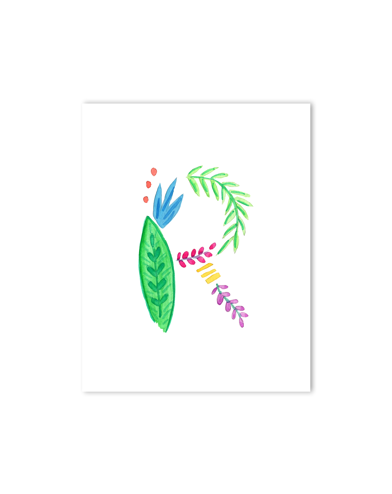 tropical theme nursery decor initials