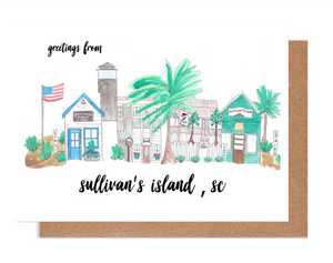 Greetings from Sullivans Island, SC Card