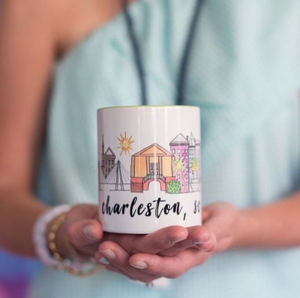 Charleston, SC Skyline Coffee Mug