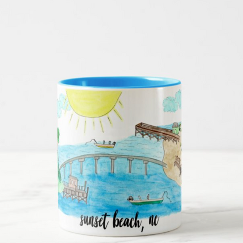 Sunset Beach, NC Coffee Mug