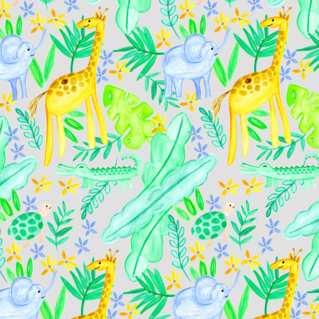 Jungle Friends Gift Wrap