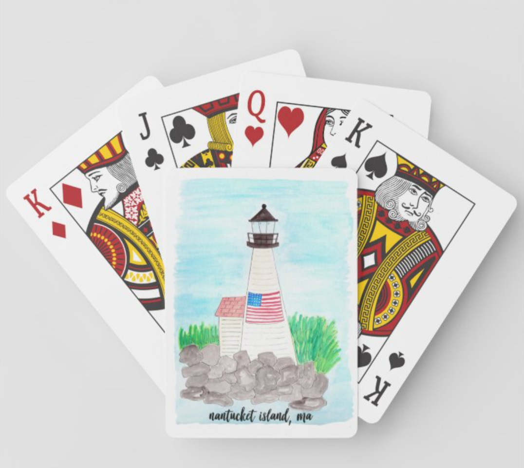 Nantucket Island, MA Playing Cards