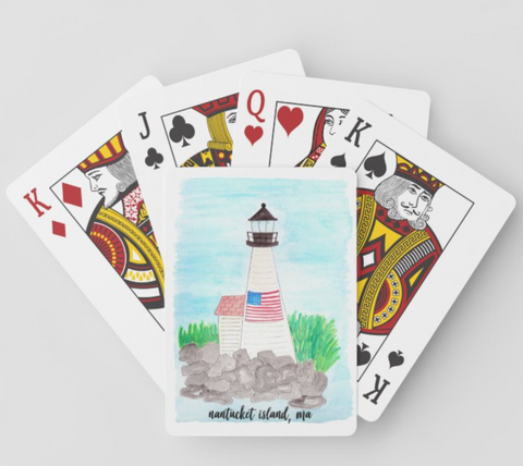Nantucket Island, MA Playing Cards