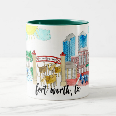 Fort Worth, TX Coffee Mug