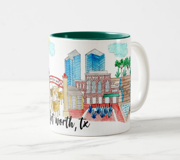 Fort Worth, TX Coffee Mug