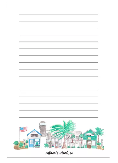 Sullivan's Island, SC Notepad – Island Haus Co.
