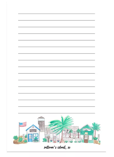 sullivans island notepad