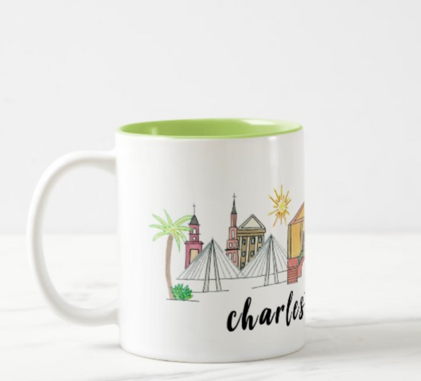 Charleston, SC Skyline Coffee Mug