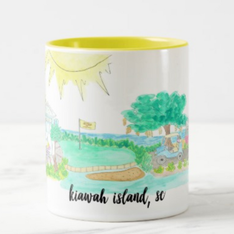 kiawah island coffee mug