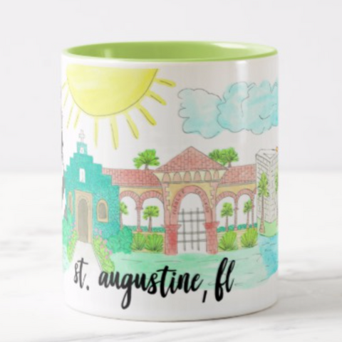 St Augustine Souvenir Coffee Mug
