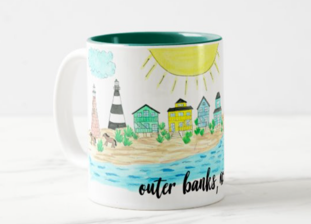 Outer Banks, NC Coffee Mug - Thumbnail 2