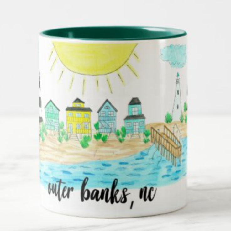 Outer Banks, NC Coffee Mug - Thumbnail 3