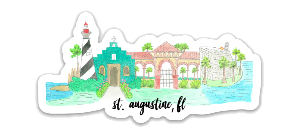 Souvenir Sticker St. Augustine