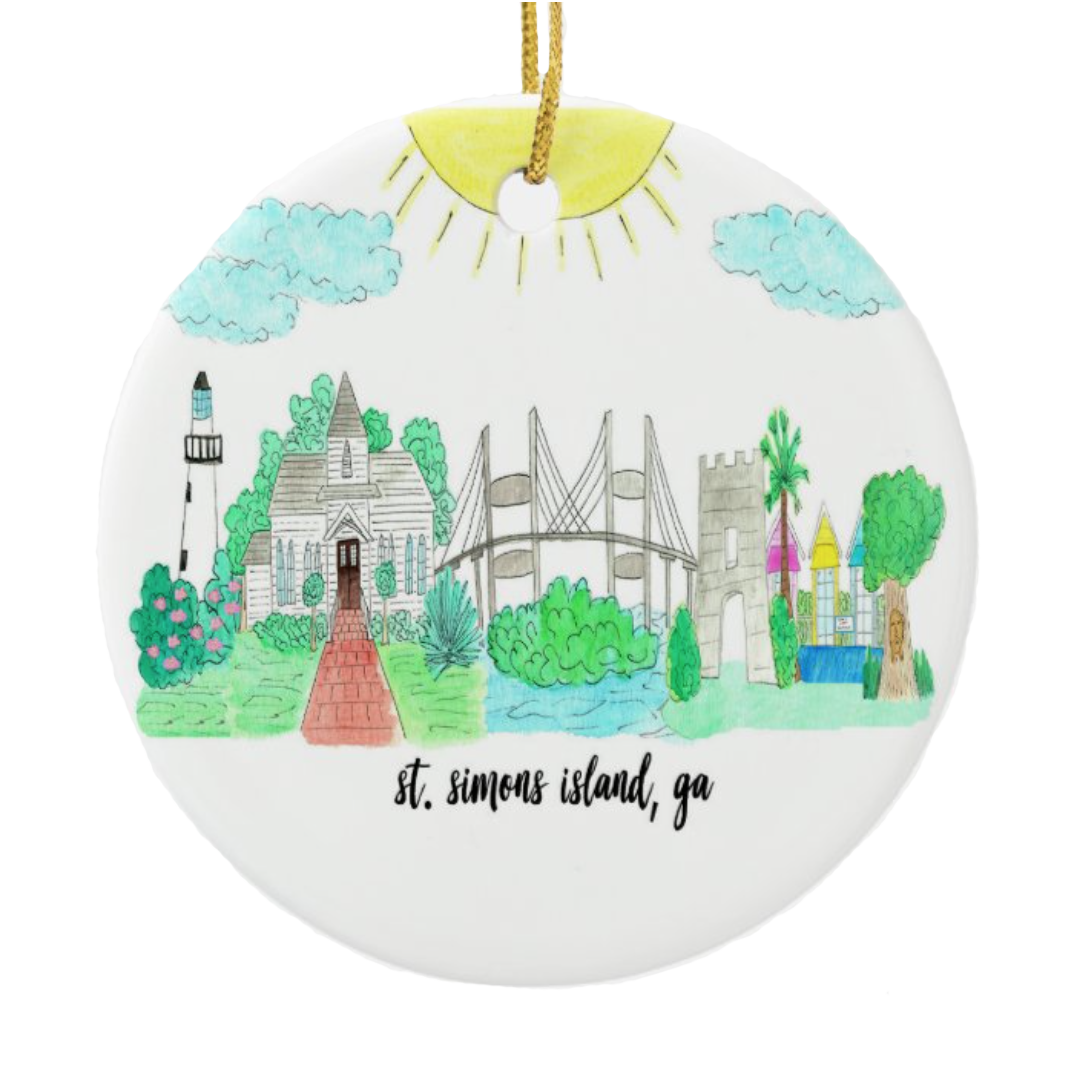 Souvenir Beach Ornament