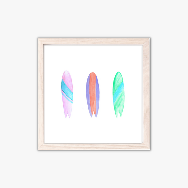 Surfboard Trio Print