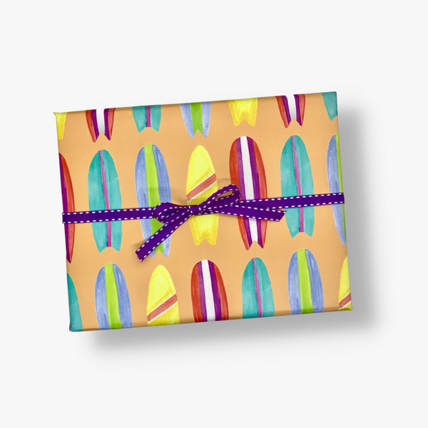 surfboard gift wrap