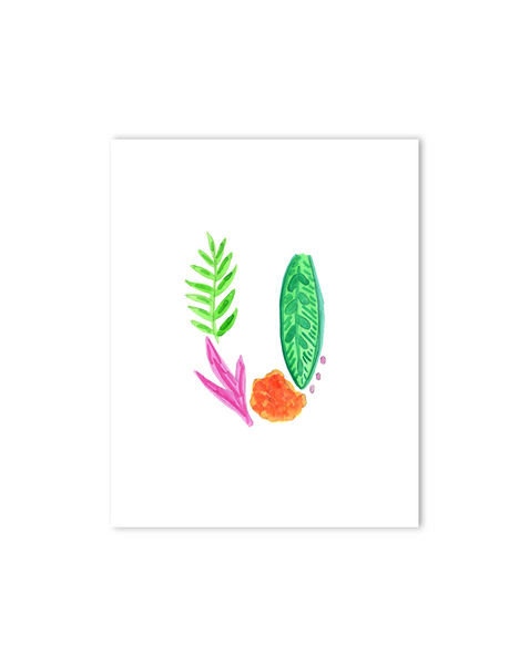 tropical theme nursery decor initials