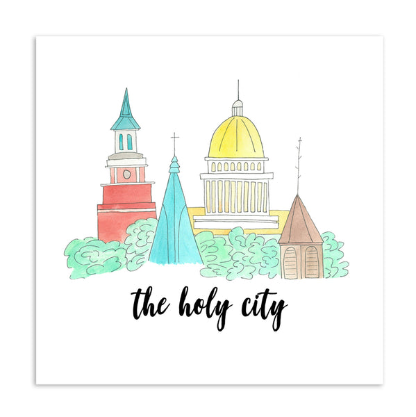 Holy city Print