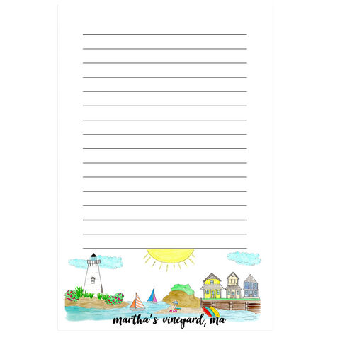 martha's vineyard notepad