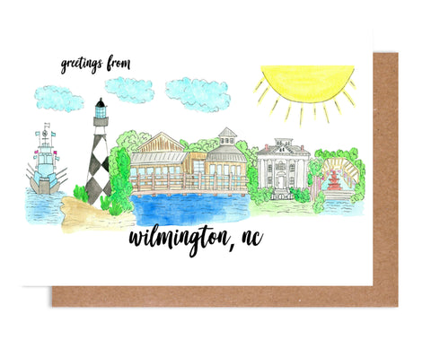 Greetings from Wilmington, NC Card