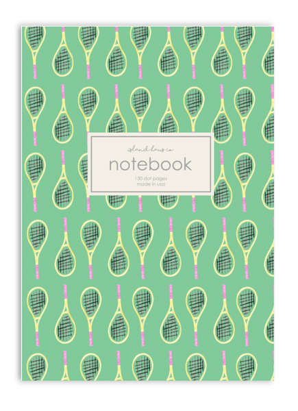 Notebook Dot Journal Tennis Racket