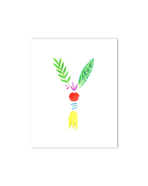 tropical theme nursery decor initials