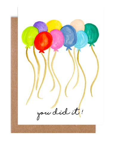 You Did It! Card