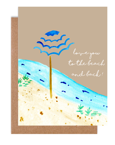 Beach and Back Card
