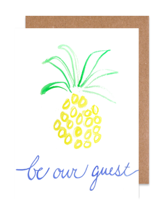 Be Our Guest Card