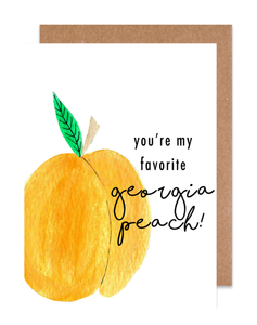 Georgia Peach Card