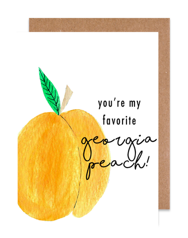 Georgia Peach Card