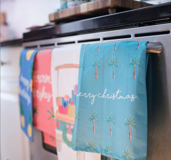 holiday tea towels