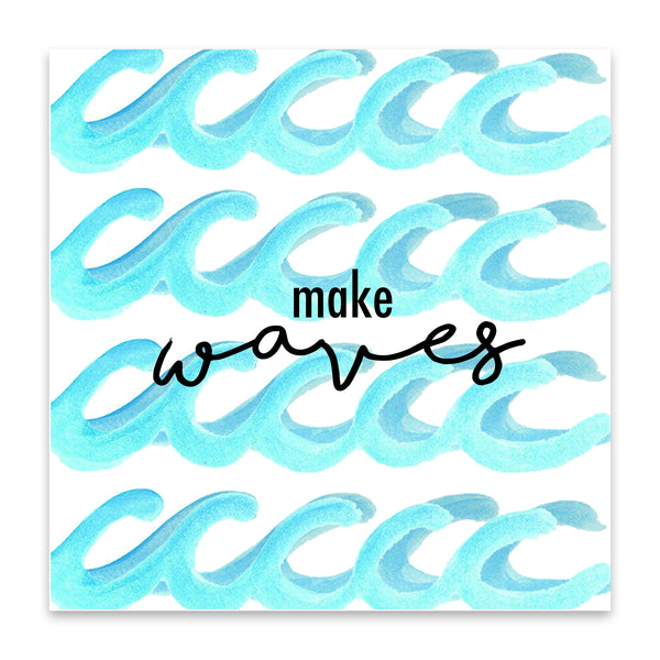 make waves print
