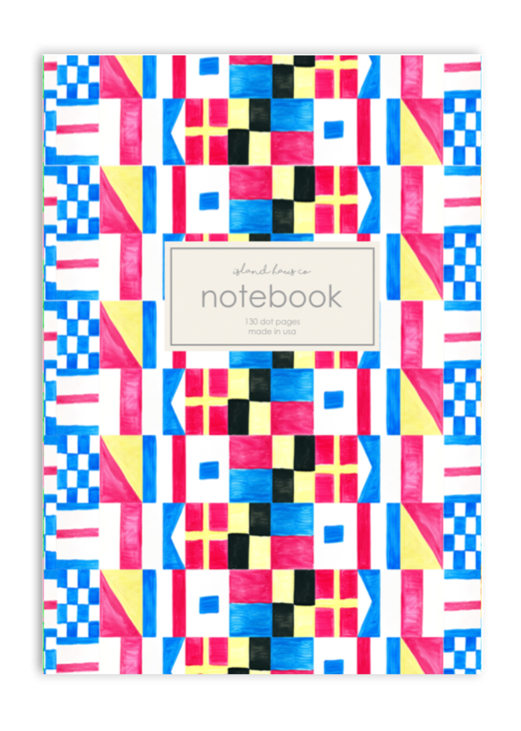 Notebook Dot Journal Maritime Flag