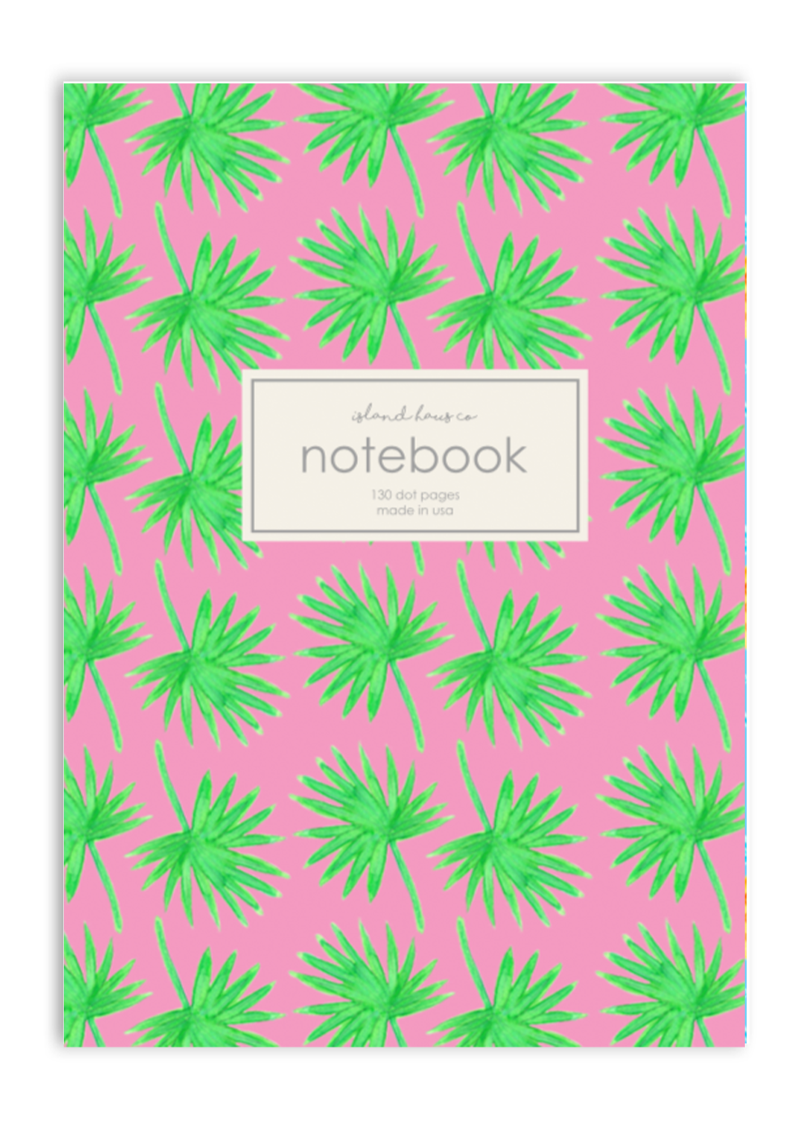 Notebook Dot Journal Palms