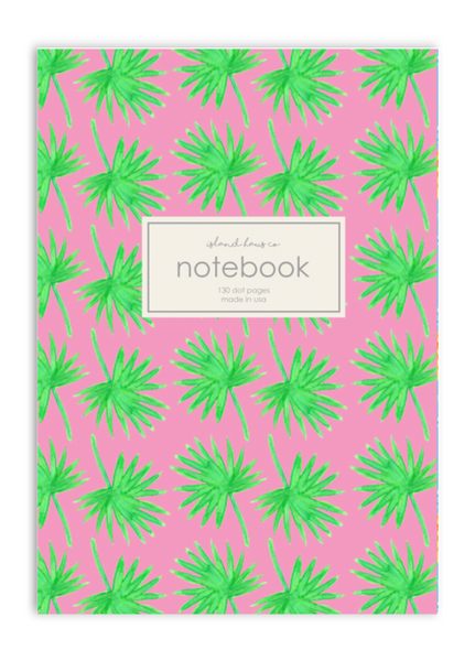 Notebook Dot Journal Palms