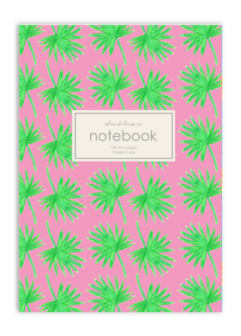 Notebook Dot Journal Palms