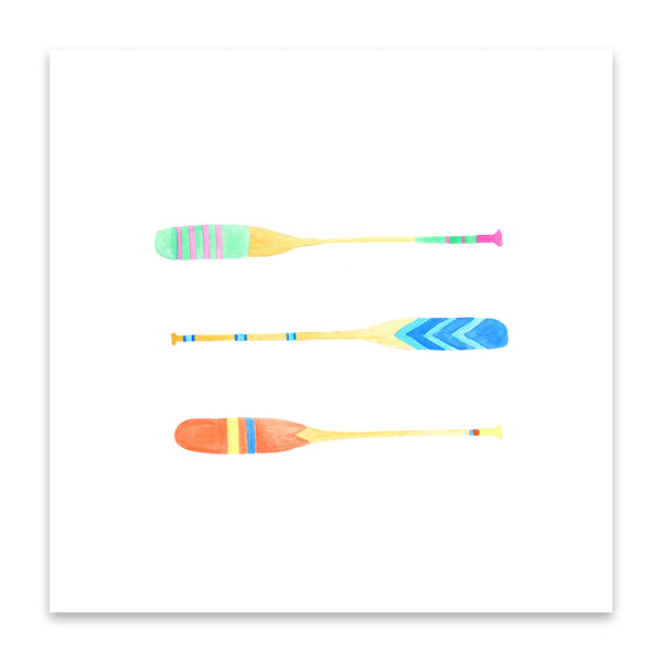 Oar trio print