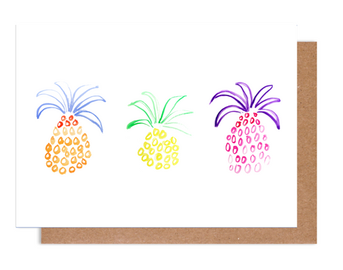 Pineapple trio Card