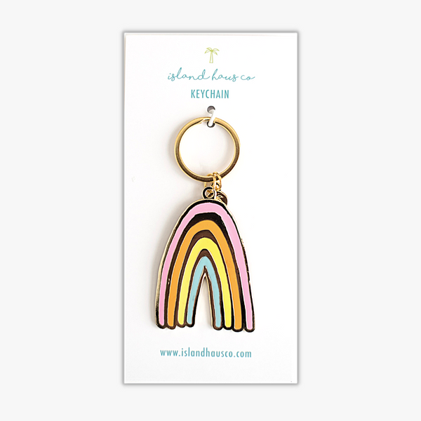 rainbow key chain