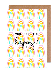 You Make Me Happy Card