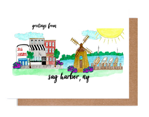 Greetings from Sag Harbor, NY Card