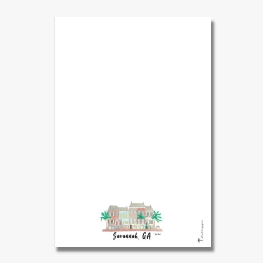 Savannah, GA Tea Towel