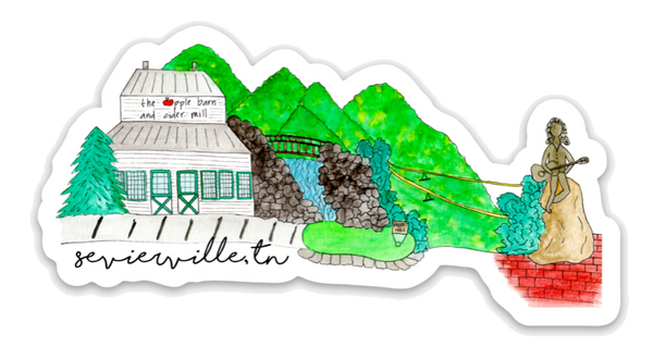 Souvenir Sticker Sevierville