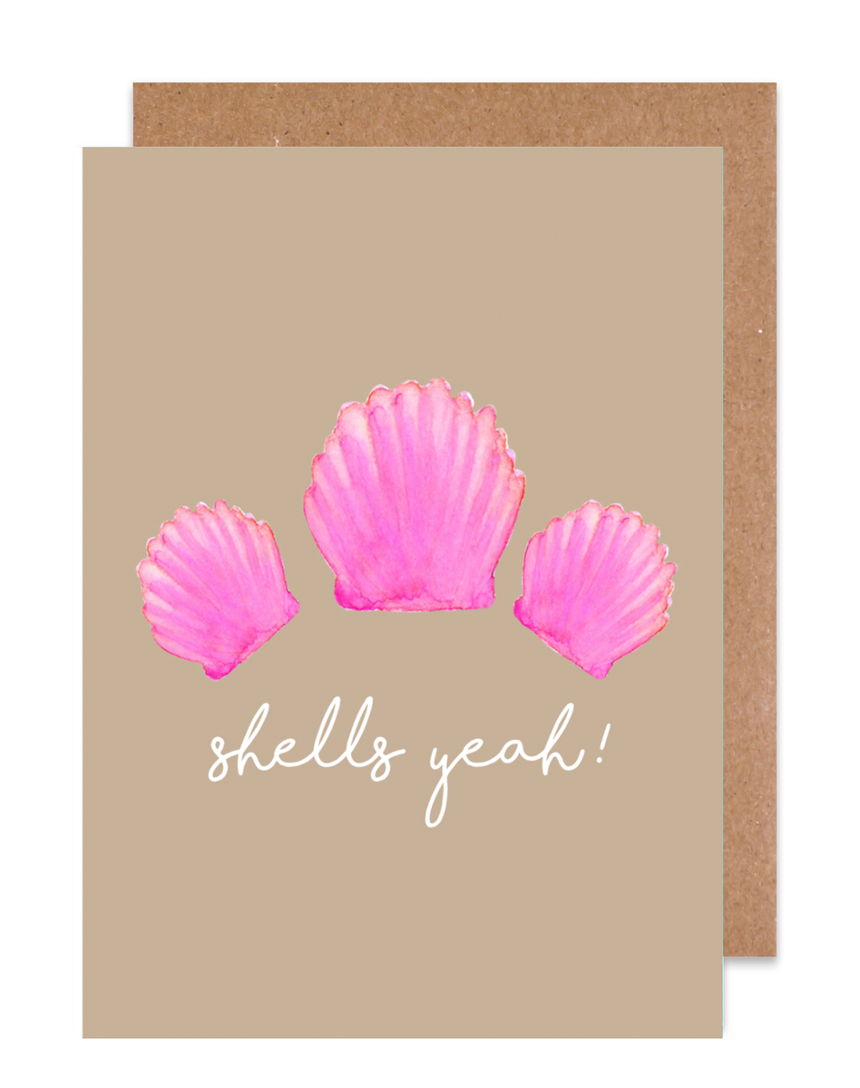 Shells Yeah! Card – Island Haus Co.