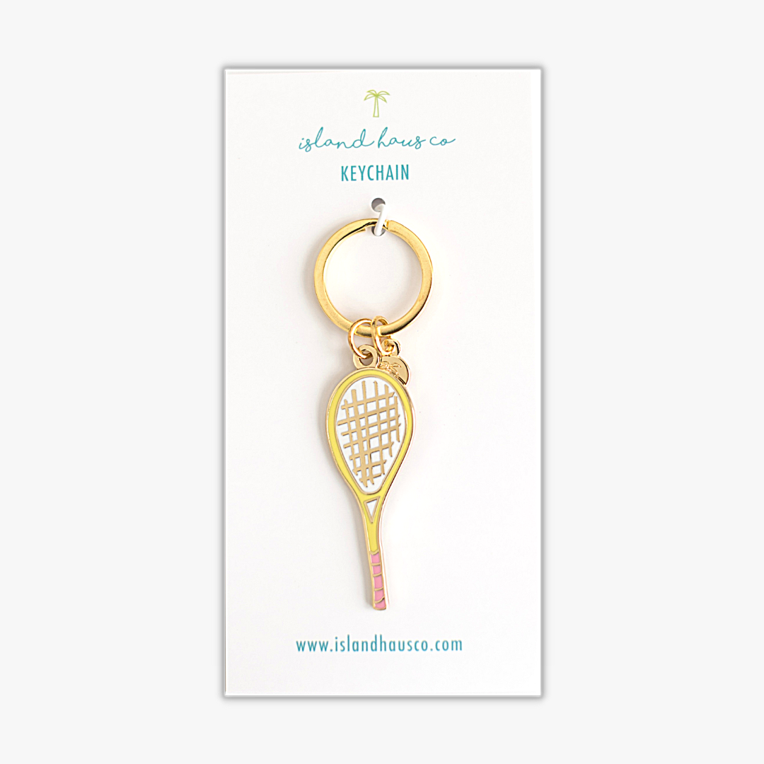 tennis racket keychain