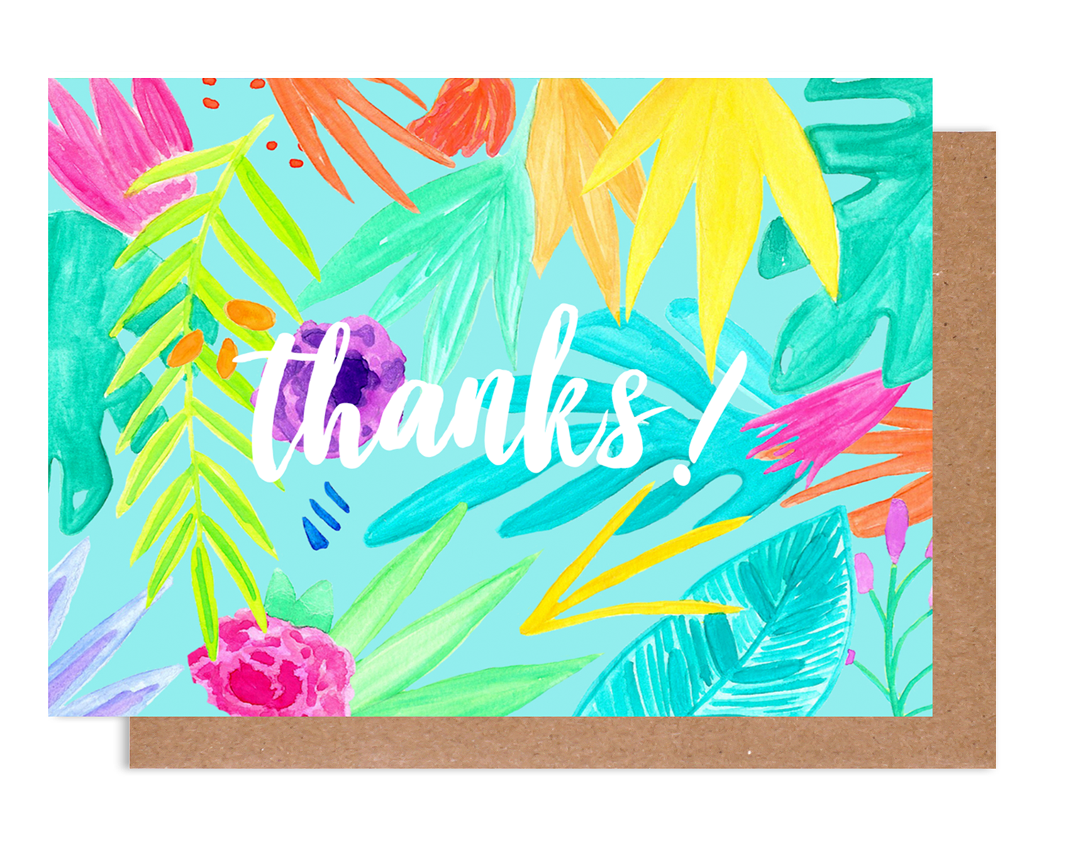 Tropical Thanks! Card